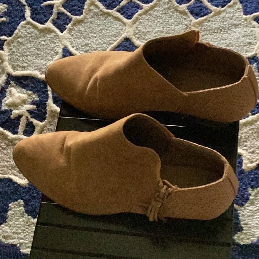 Brown Suede Ankle Boots